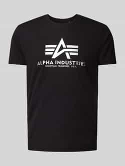 alpha industries T-shirt met labelprint