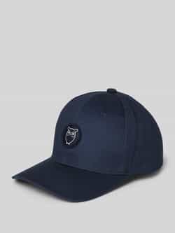 Knowledge Cotton Apparel Baseballpet met labeldetail