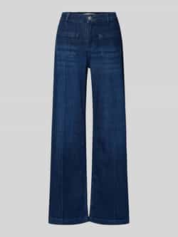 OPUS PANTS Wide leg jeans met siernaden model 'Melly Groove'
