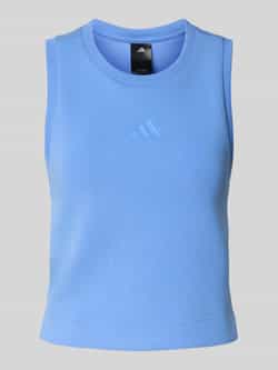 Adidas Sportswear Top met logo en ronde hals