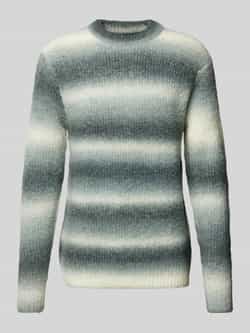 Casual friday Gebreide pullover met opstaande kraag model 'Karl'