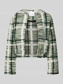 Rich & Royal Regular fit blazer met opengewerkte voorkant