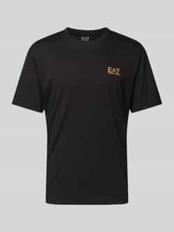 Emporio Armani EA7 Heren T-Shirt Lente Zomer Collectie Black Heren