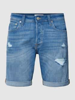 Jack & jones Korte regular fit jeans met steekzakken model 'Rick'