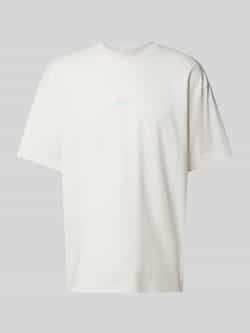 OTTO HUGO Blue T-shirt Nalono met logoprint oversized look met backprint