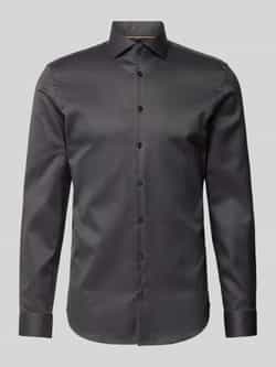 Jake*s Slim fit zakelijk overhemd van premium kwaliteit