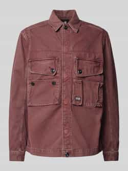 G-Star Raw Regular fit overhemdjack met kentkraag model 'Utility'