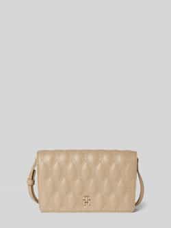 Tommy Hilfiger Beige Schoudertas TH Refined Flap Cros Beige Dames