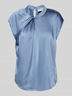 NEO NOIR Regular fit blousetop met satijnlook model 'FLEUR'