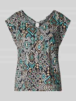 S.Oliver RED LABEL Loose fit T-shirt van een mix van katoen en modal