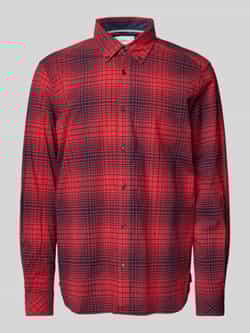 s.Oliver RED LABEL Regular fit vrijetijdsoverhemd van katoenstretch met button-downkraag
