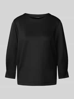 Comma Jersey Sweatshirt Black Dames