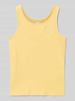 Levi s Kids Top met bandjes in riblook met labelstitching