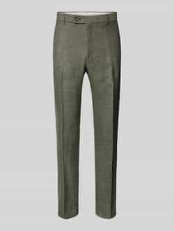 CG Club of Gents Pantalon van linnenmix met wol model 'Paco'