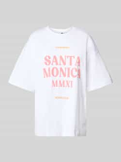 Pieces Relaxed fit T-shirt van puur katoen model 'CLAUDE'