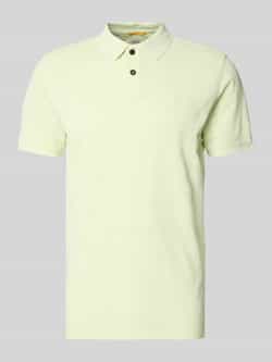 camel active Regular fit poloshirt met logostitching