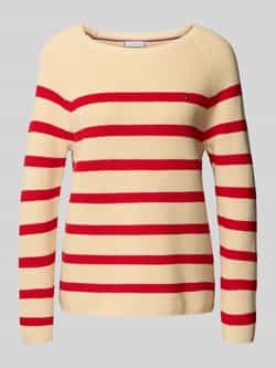 Tommy Hilfiger Regular fit gebreide pullover van zuiver katoen