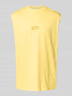 REVIEW Tanktop met labelprint