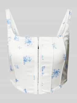 Gina Tricot Korte top met bloemenmotief