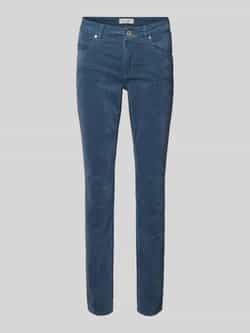Marc O'Polo Slim fit fluwelen broek van katoen en viscose met stretch model 'LULEA'
