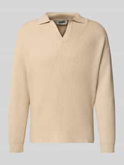 Drykorn Gebreide pullover met polokraag