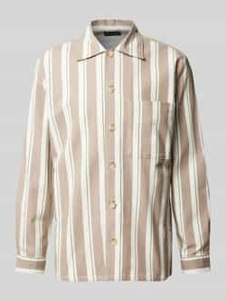 Marc O'Polo Loose fit overshirt van een stabiele katoenmix