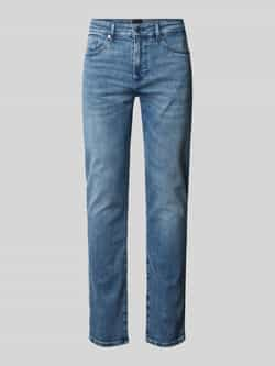 Boss Slim fit jeans in labeldetail model 'Delaware'