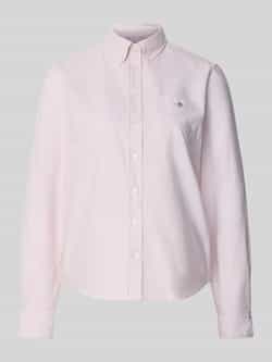 Gant Overhemdblouse met button-downkraag en sportmanchetten