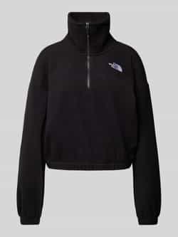 The North Face Kort sweatshirt met opstaande kraag model 'Glacier'