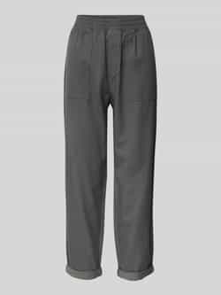 Jake*s Casual Stoffen broek met elastische band