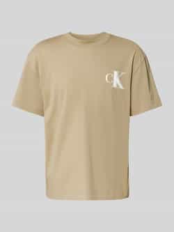 Calvin Klein T-shirt BOLD CK TEE met groot logo op de rug