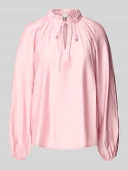 Ichi Regular fit blouse met druppelvormige hals model 'KARLANI'