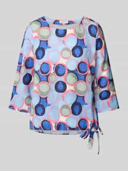 Christian Berg Woman Regular fit linnen blouse met 3 4-mouwen