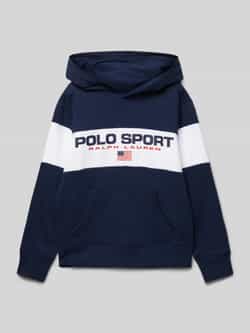 Polo Sport Cut & Sew Hoodie Junior Navy Kind Navy