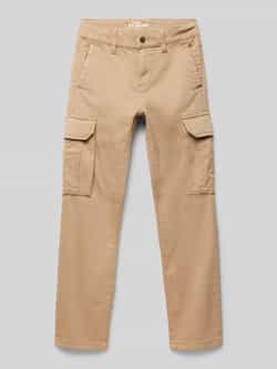 S.Oliver RED LABEL Regular fit straight cut jeans met cargozakken