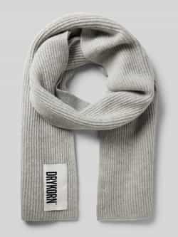 Drykorn Sjaal van wol met labelpatch model 'CRONICA'