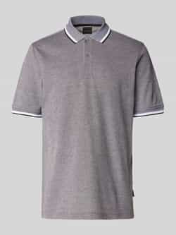 Bugatti Poloshirt met labeldetail