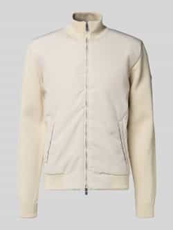 Boss Regular fit gebreid jack van puur katoen model 'IBAIO'