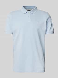MCNEAL Regular fit poloshirt met knoopsluiting en labelstitching