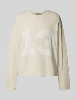 REVIEW Gebreide pullover met extra brede schouders