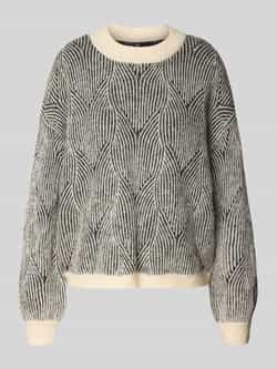 Pieces Comfort fit gebreide pullover met wol model 'JENNA'