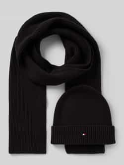 Tommy Hilfiger Beanie in een set met sjaal