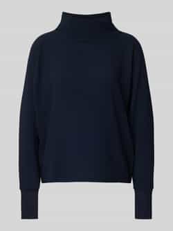 Someday Shirt met lange mouwen van viscosemix met opstaande kraag model 'Kesine'