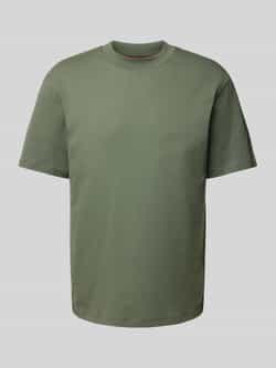 HUGO T-shirt met labelprint model 'Dapolino'