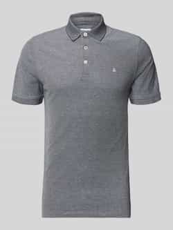 jack & jones Regular fit poloshirt met labelstitching model 'PAULOS'