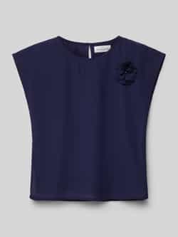 DANAMADE Regular fit blousetop met ronde hals
