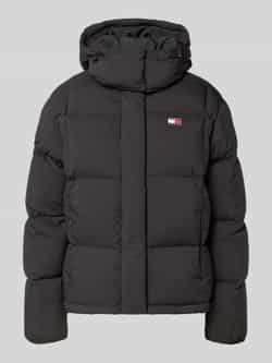 Tommy Jeans Regular fit donsjack met logostitching model 'ALASKA'