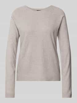 Pieces Regular fit gebreide pullover met extra brede schouders model 'BREE'