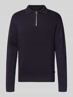 JACK & JONES Premium Gebreide pullover met ribboorden model 'MILANO'