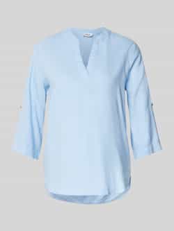S.Oliver RED LABEL Regular fit blousetop van mix van linnen en viscose